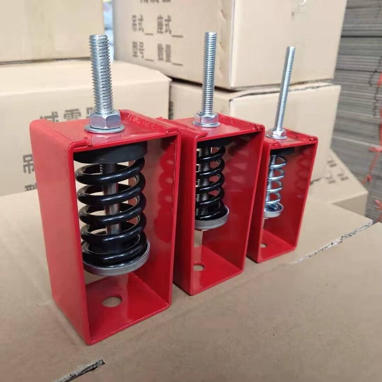 xhs型阻尼吊式弹簧减震器 吊架风机中央空调减震器吊钩吊装减震器 xhs