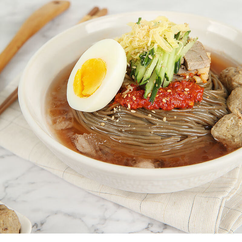 顺姬冷面5袋装 延吉大冷面朝鲜族正宗东北荞麦冷面延边特产 顺姬冷面