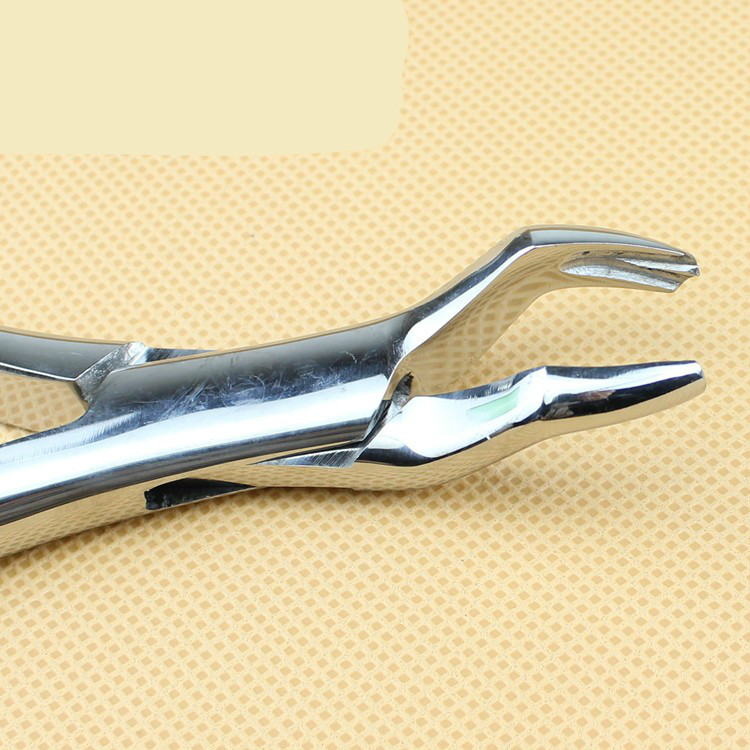 不锈钢钳子 牙科钳 拔牙器械型号齐全 222#拔除下颌第三磨牙用【图片