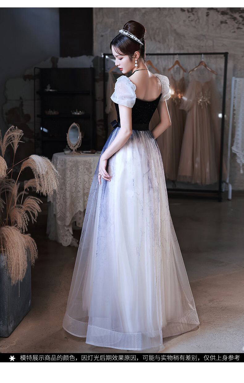 a礼服成人礼艺考声乐比赛法式艺考小晚礼服宴会质感仙气学生成人礼