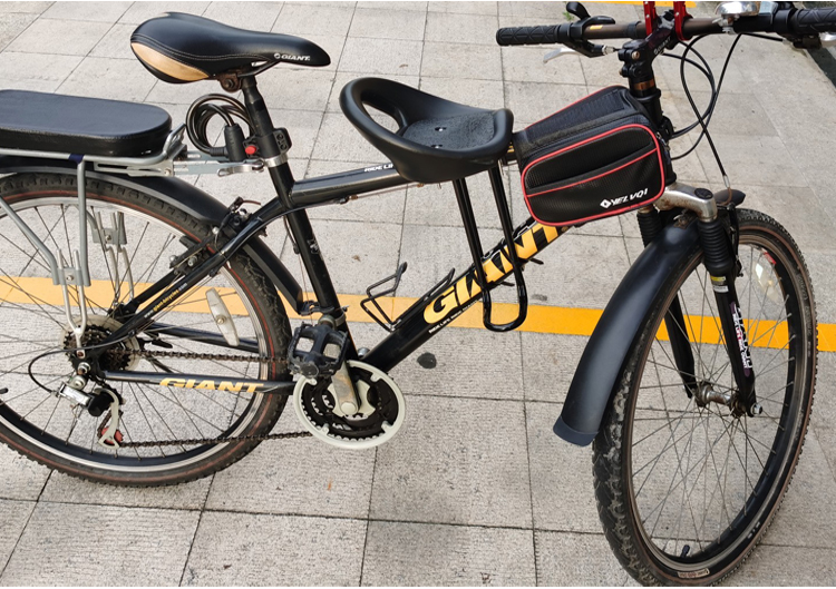 2022新款 自行车儿童前置安全座椅山地车单车前杠宝宝小孩儿快拆装