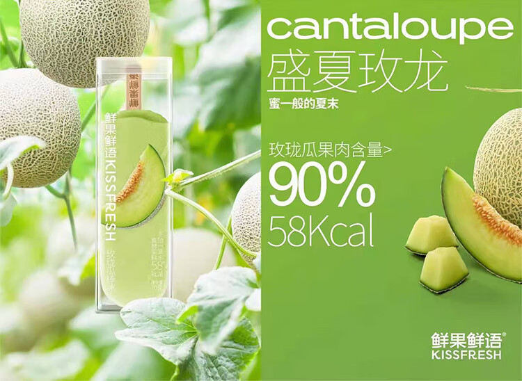 鲜果鲜语水果冰淇淋雪糕网红冷饮冰糕冰棒冰激凌冰棍70g鲜果鲜语椰子