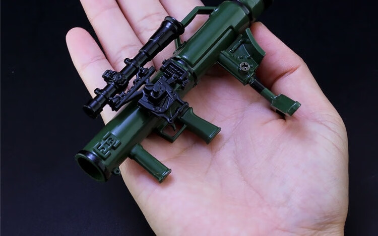 榴弹发射器火箭筒合金模型钥匙扣挂件玩具 14厘米mgl榴弹发射器【图片