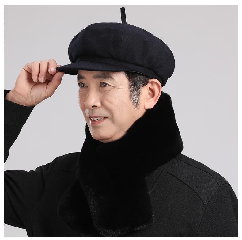儒靓老式中山帽中老年帽子男鸭舌帽爸爸爷爷春秋老式中山帽洋气老头帽