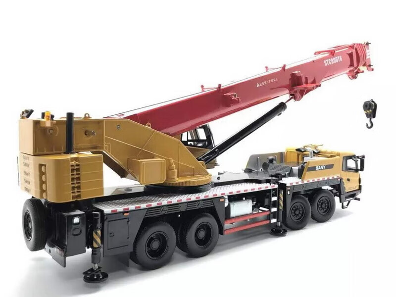 原厂三一重工仿真模型sany三一stc800t6路面起重机合金工程吊车模1:36