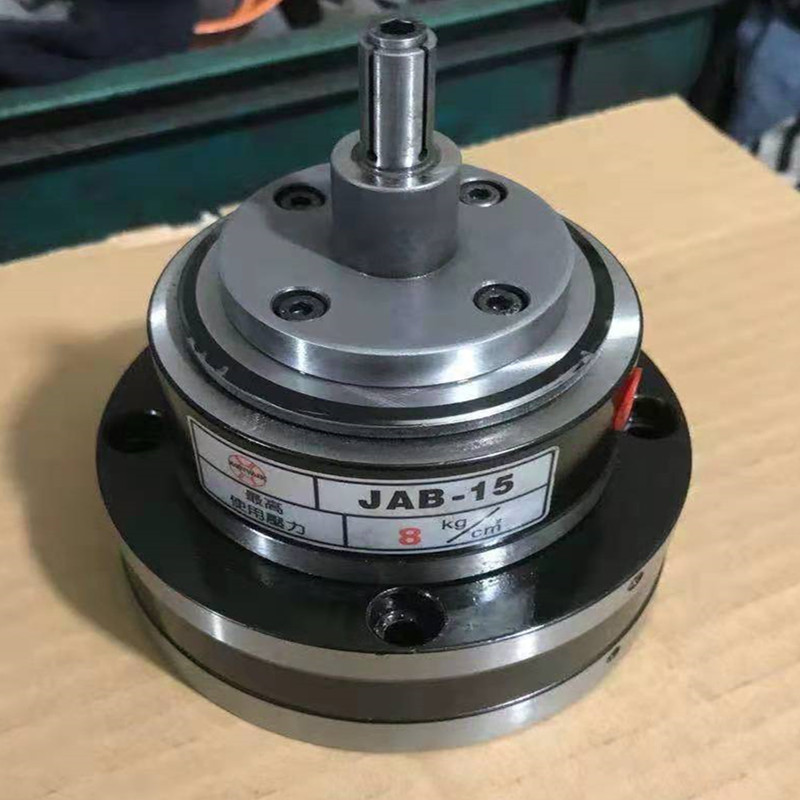 前置回转空压高速中空夹头内撑涨外夹筒夹气动夹头jab-15液压油压 内