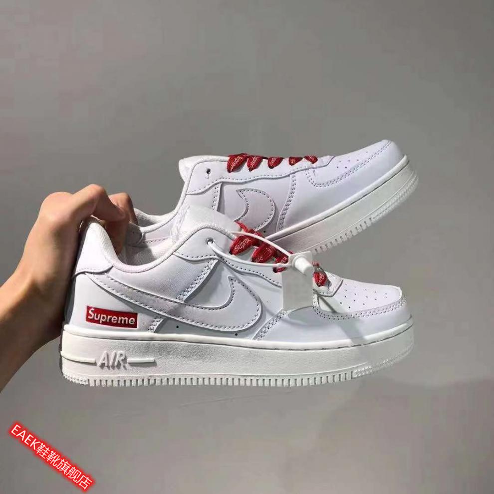 eaek官方旗舰店af1空军一号白灰3m反光1800低帮板鞋男百搭男女情侣