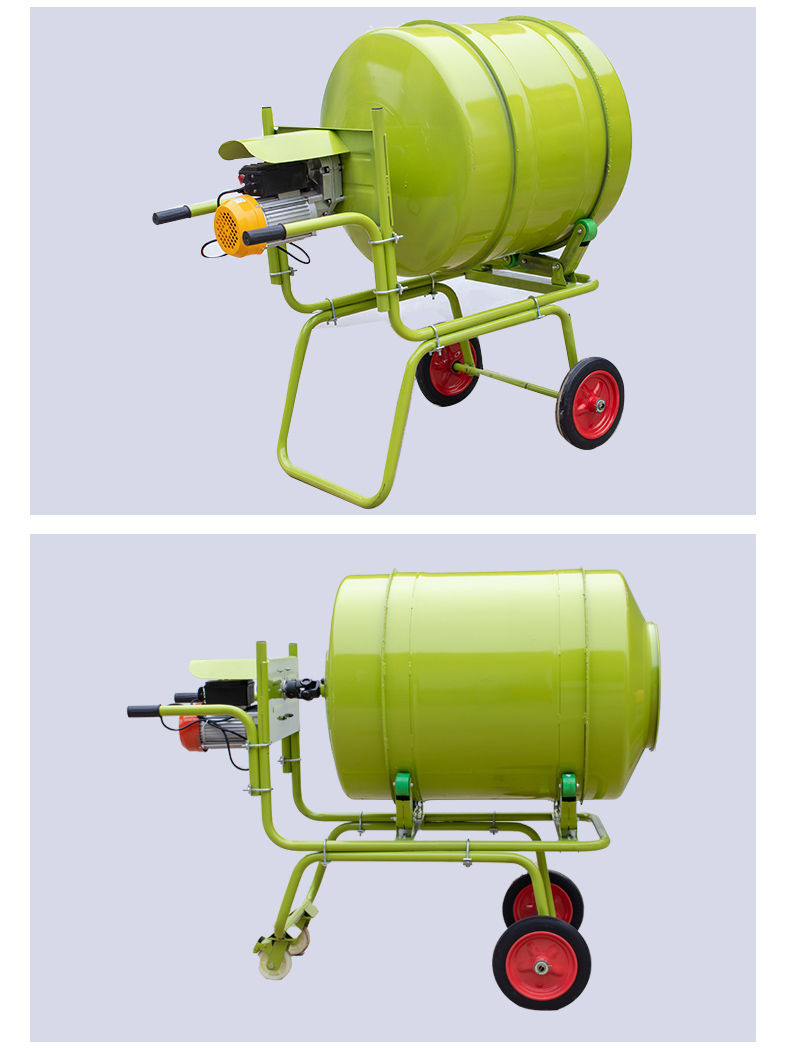 水泥砂浆搅拌机混凝土混泥土沙石搅拌机饲料电动家用小型饲料机 手推