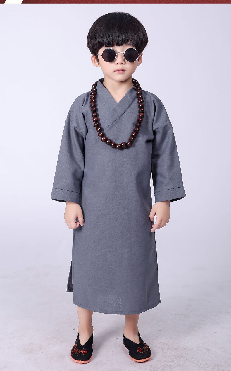 【特价捡漏】小和尚衣服儿童和尚服宝宝套装小沙弥僧袍少林寺棉麻婴儿