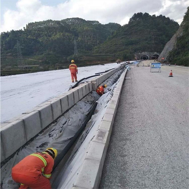 hdpe硬式透水管牙山网形曲纹地下绿化暗管塑料硬质盲沟管排水管-享动