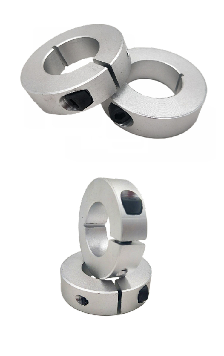 光轴固定环止推环锁轴环开口型夹紧环支柱光轴抱紧环轴环套直线轴承座