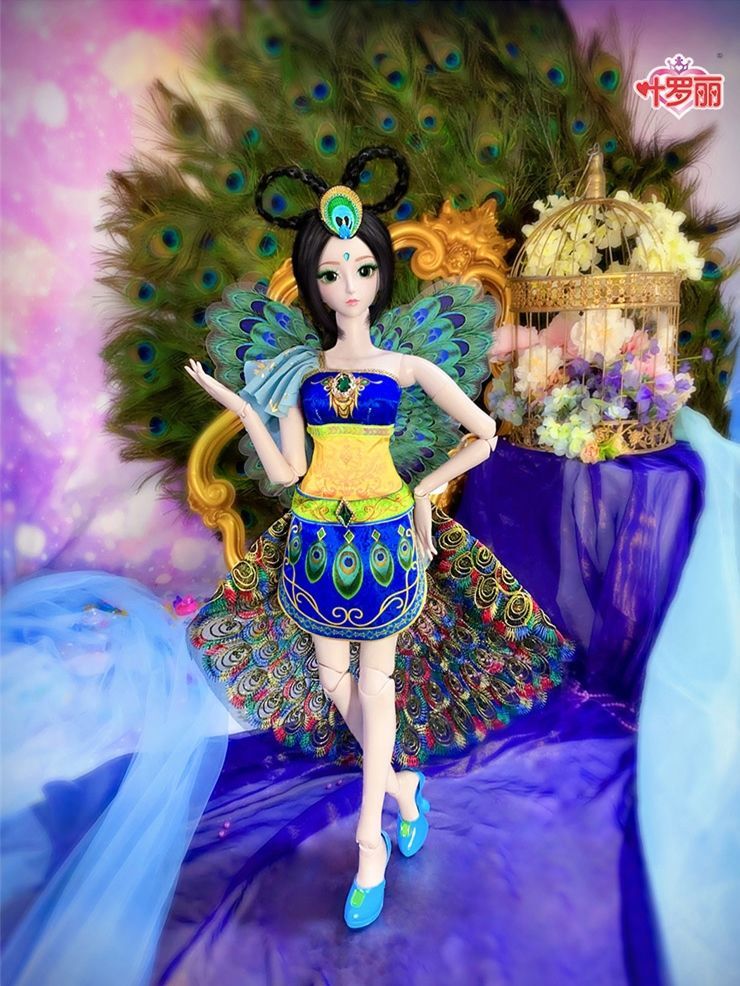 叶罗丽精灵梦娃娃辛灵 灵公主60cm冰公主精灵梦叶萝莉芭比女孩关节sd