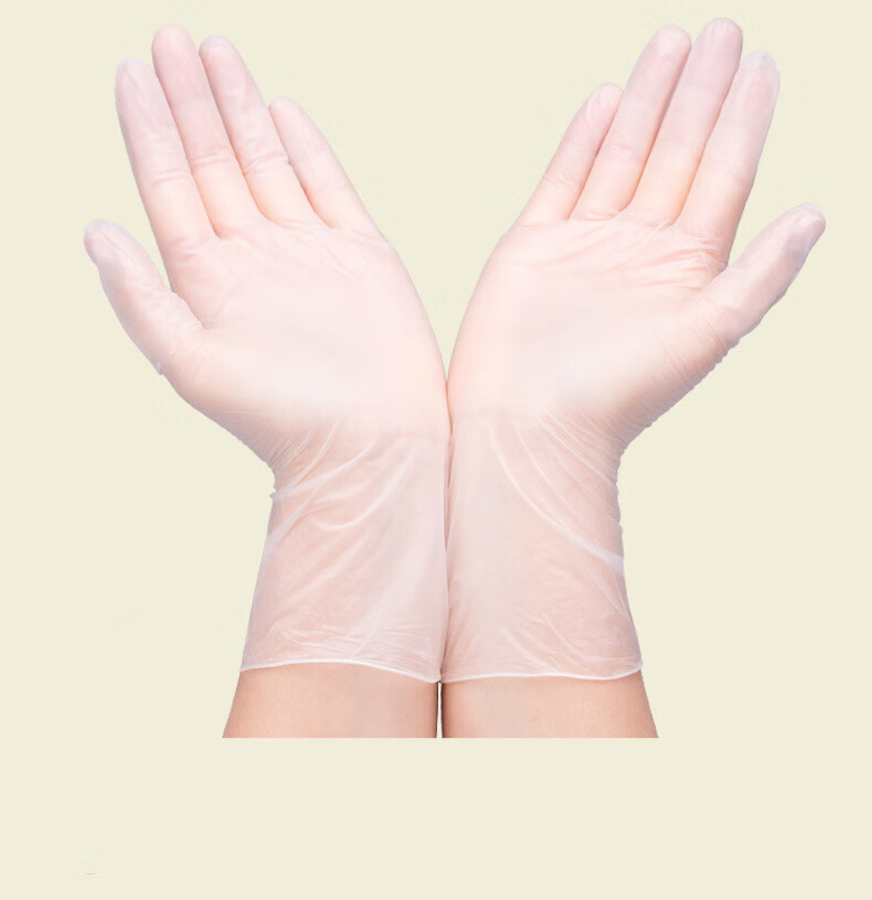 一次性手套pvc透明手套一次性防护手套橡皮手套手套乳胶塑胶/餐饮洗碗