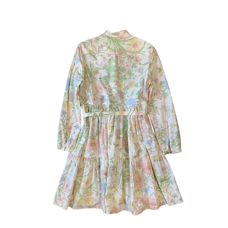 买手代购gucci古驰花卉女士连衣裙印花40