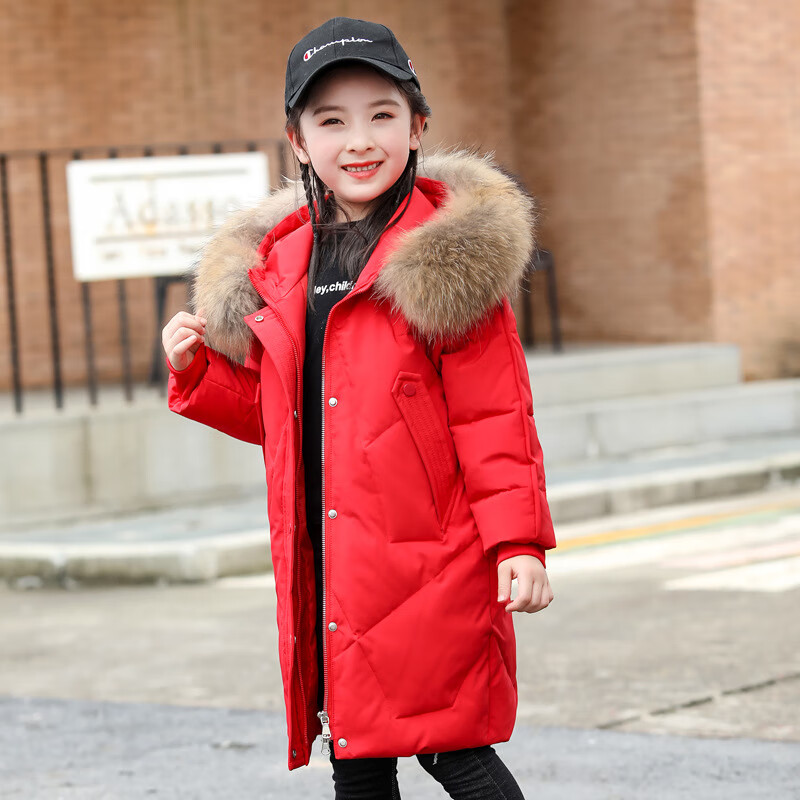 示牧大童棉袄女冬天12-15岁小女孩子棉服冬款中童女装小学生棉衣冬装