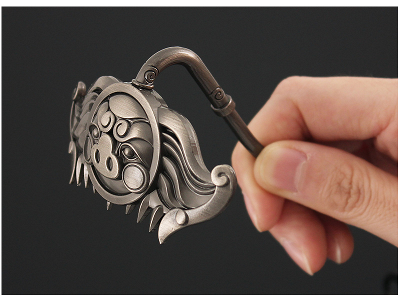 猪八戒九齿钉耙玩具 王者荣耀游戏周边猪八戒九齿钉耙合金模型玩具