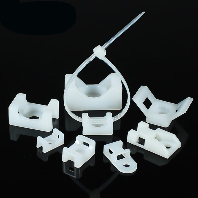 定制适配电线固定座线卡子理线器螺丝孔座电线电缆线夹hc马鞍形扎带