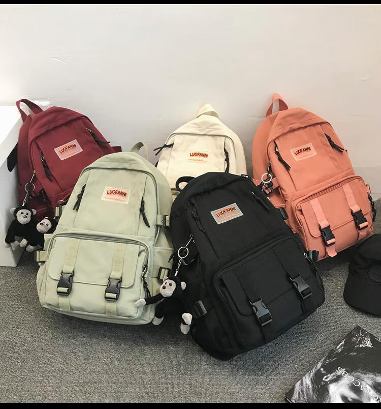 国产潮品书包初高中学生书包男韩版大学生高中生大容量初中生潮牌双肩