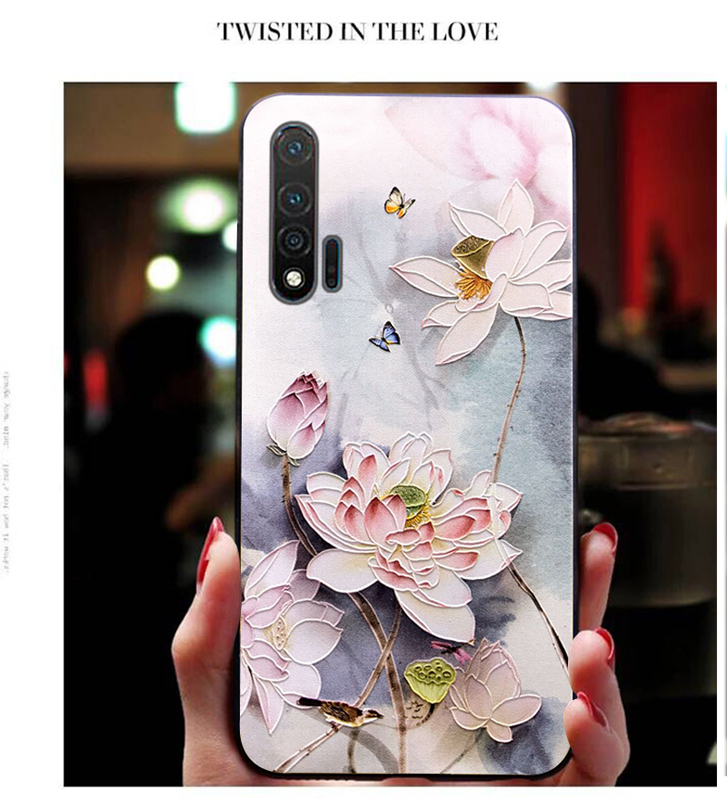 华为nova6手机壳5g版n0va6se女款中国风硅胶软壳navo保护套全包防摔