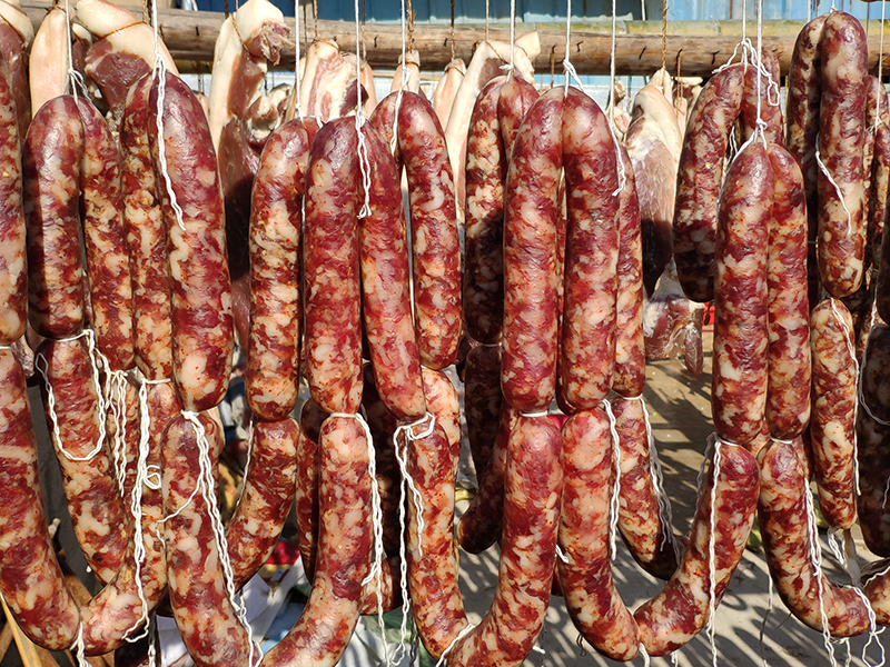 安徽香肠手工腊肠500g农家自制纯肉灌肠土猪风干