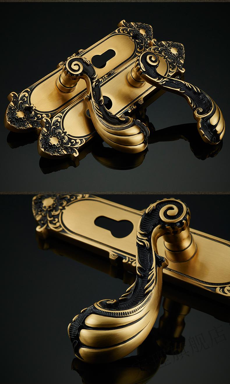 纯铜门锁格林美域格林美域欧式门锁铜仿古室内门锁铜实木门锁别墅卧室