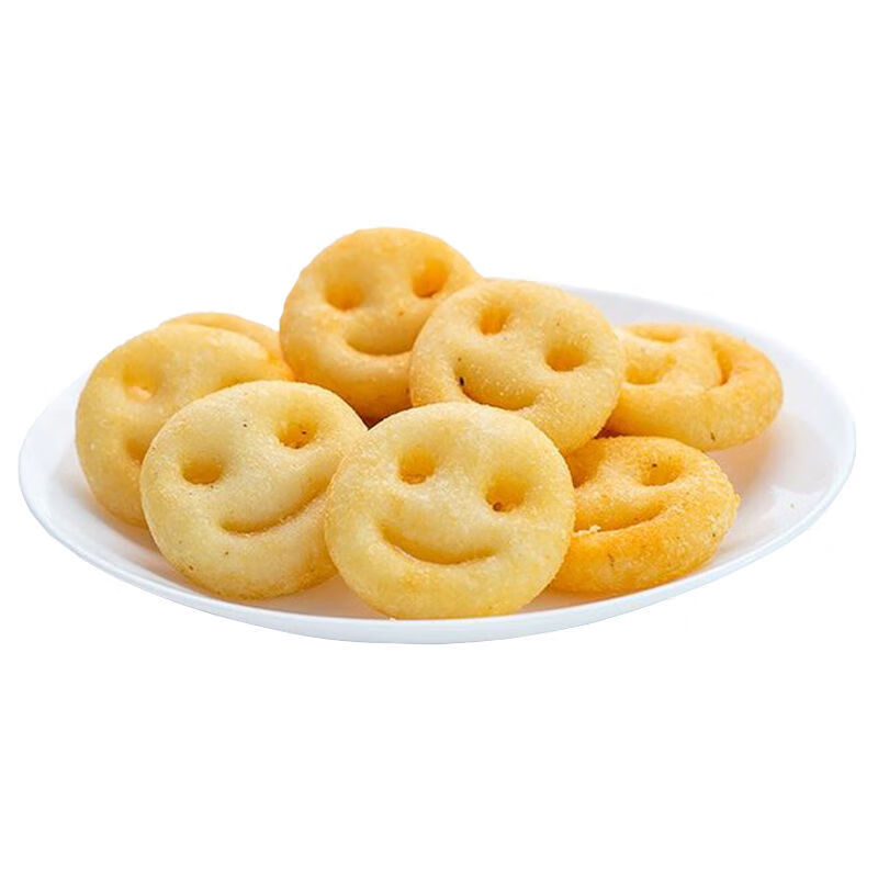 5折笑脸薯饼300克冷冻开心脆薯饼早餐油炸小吃半成品土豆饼薯条2包