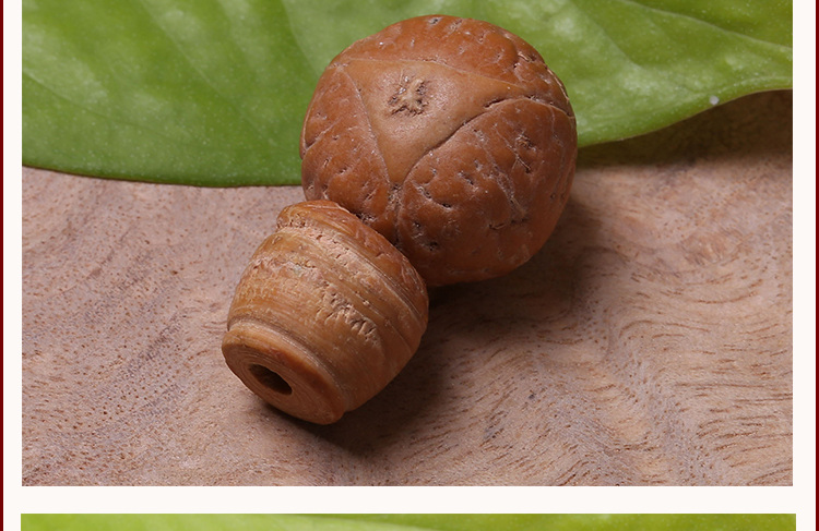 惟愿龙眼菩提子手串用三通佛头原籽三眼凤眼菩提子文玩配饰108颗菩提