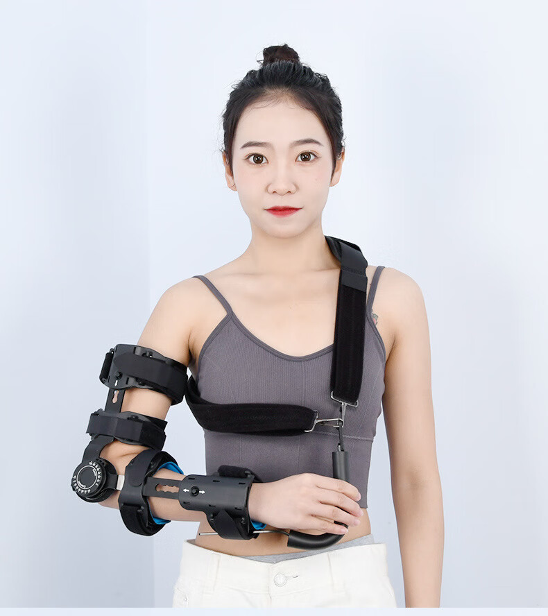 医用可调肘关节固定支具矫形器手臂上肢扭伤固定夹板康复护具护手腕