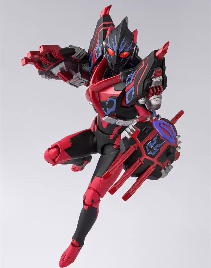 万代(bandai)shf黑暗艾克斯哥莫拉装甲奥特曼儿童男孩玩具关节可动