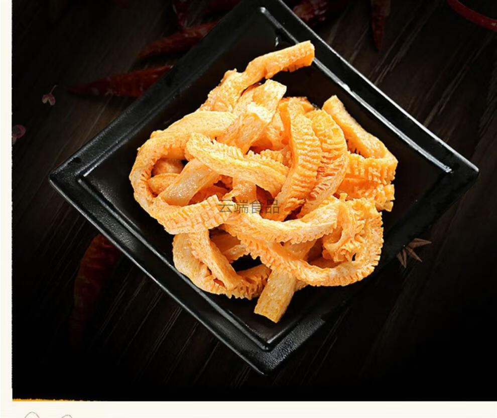 魔芋爽即食素毛肚袋装麻辣香辣网红小吃魔芋丝休闲小零食酸辣味5o袋