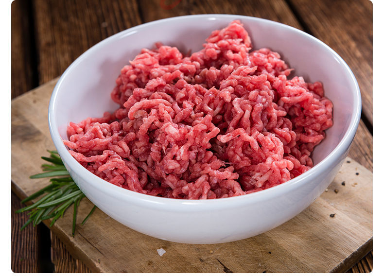 清真新鲜原味牛肉馅肥瘦相间免切方便可做丸子饺子肉饼新鲜牛肉馅1袋