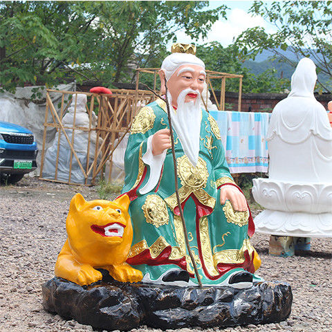 坐虎山神菩薩神像1.