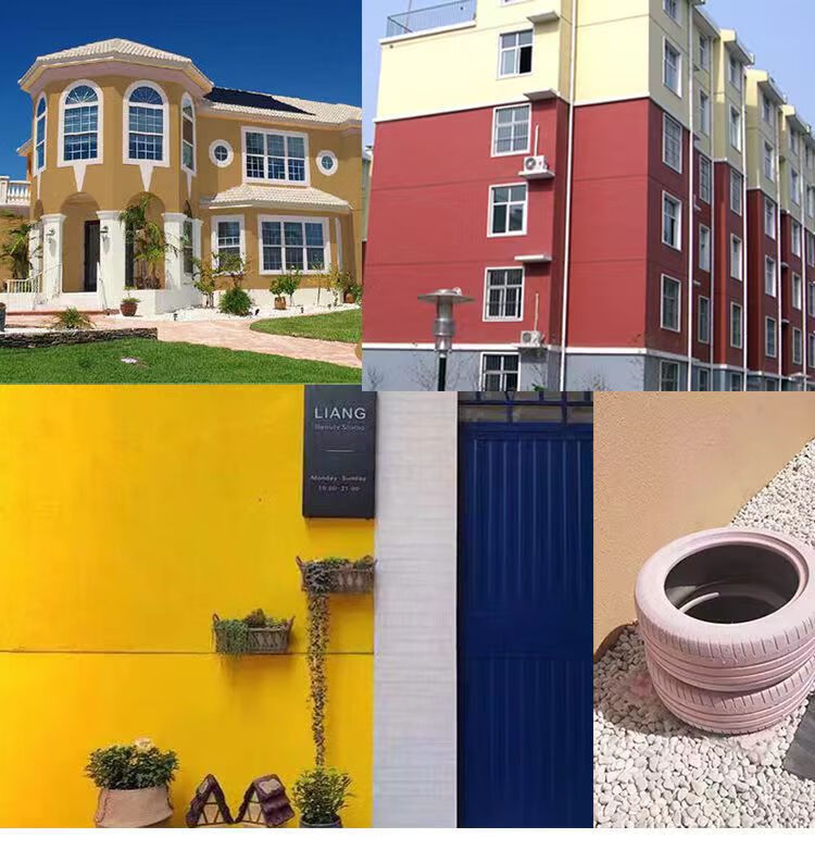 外墙漆防水防晒外墙涂料白色耐久乳胶漆彩色别墅室外用自刷墙面漆