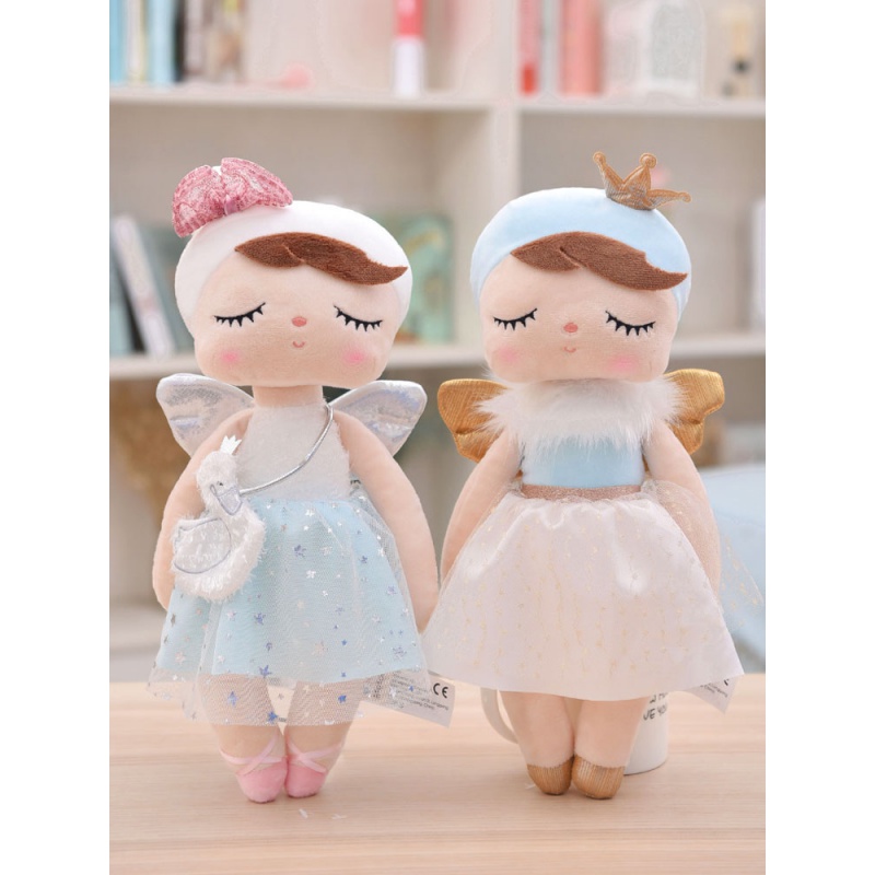 可爱安抚洋娃娃公仔毛绒玩具安吉拉公主女生玩偶儿童礼物陪睡安抚粉兔