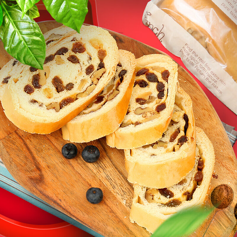 西域美农大列巴新疆果仁面包上班族食品适合学生吃的早餐面包新疆简装
