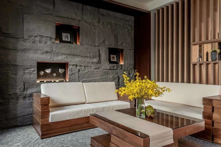 蘑菇石背景墙 石皮轻质pu文化石石材客厅电视背景墙砖天然石毛石蘑 一