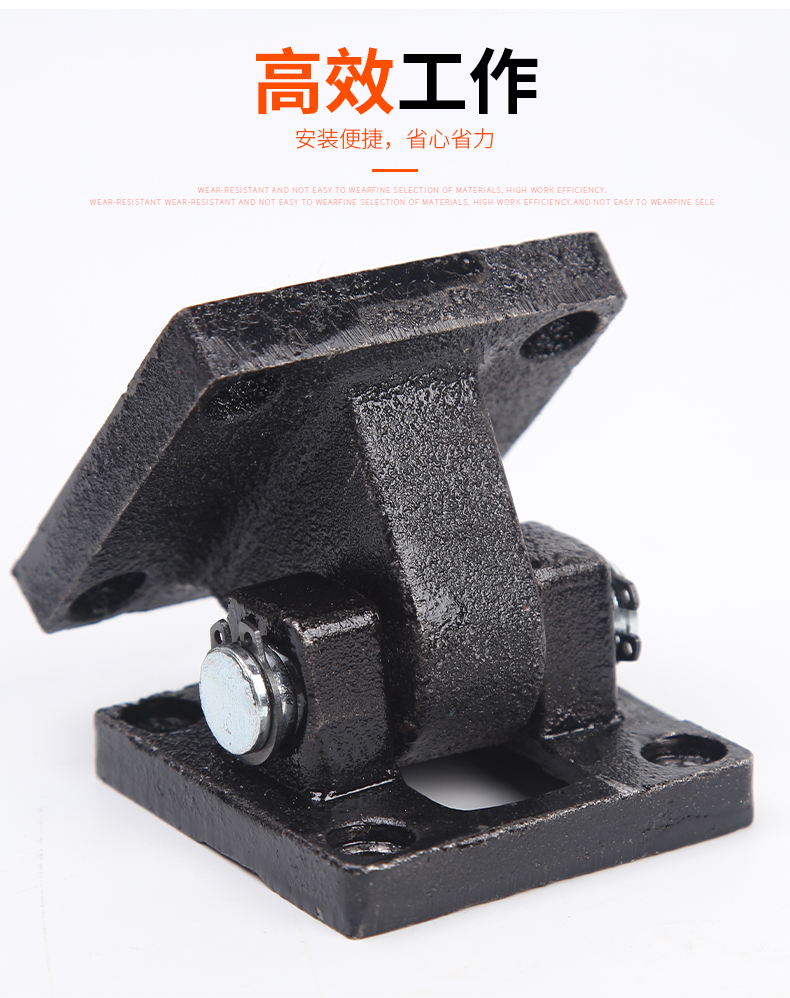 sc标准气缸安装附件悬耳后端盖固定底座ca单耳环cb双耳环尾座配件sn