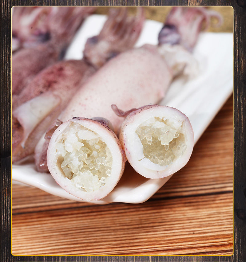 全籽乌鱼带籽笔管鱼满籽满膏新鲜速冻生鲜塞红康尔人工甄选精品89人