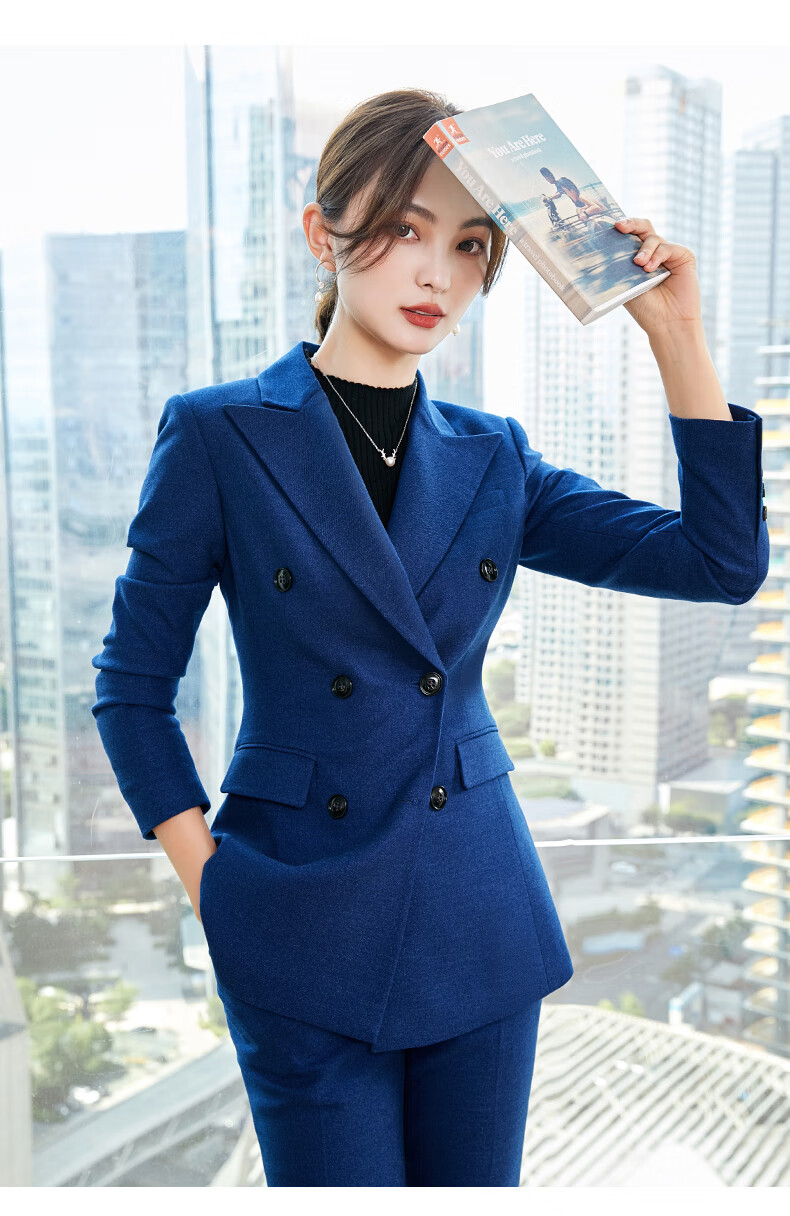 藏蓝色西装 九分裤 l【图片 价格 品牌 报价】-京东