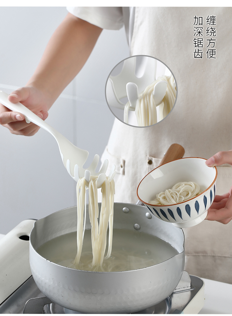 捞面条神器日本家用捞面漏勺厨房捞面条神器意面煮鸡蛋爪勺笊篱捞勺漏