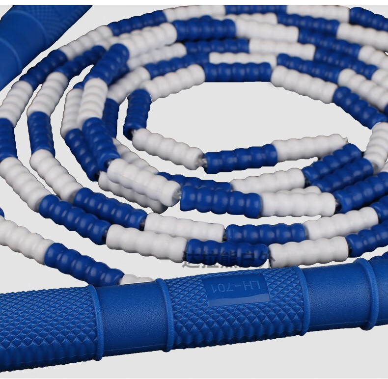 龙花跳绳 龙花牌竞技竹节跳绳lh701中考长绳子5-9米花样大绳集体多人