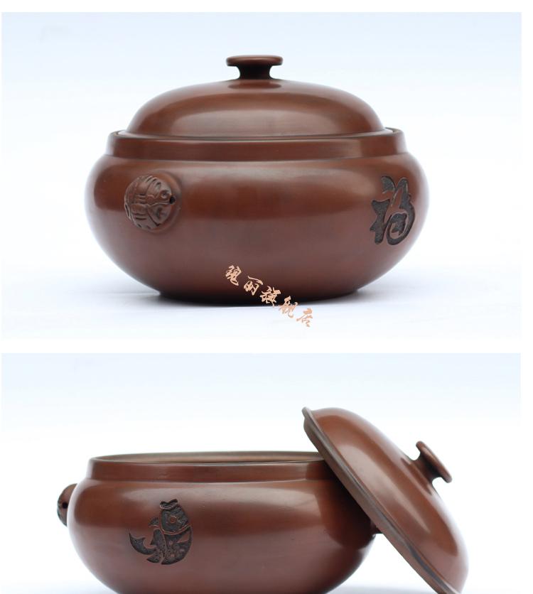 滇匠云南建水紫砂汽锅鸡紫陶汽锅气锅鸡蒸汽锅汤锅汽锅鸡汽锅家用