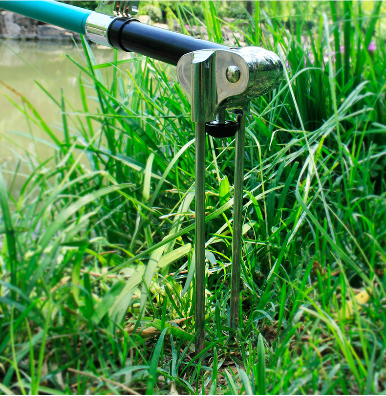 1米青羽炮台支架碳素垂钓竞技两用竿架鱼竿支架炮台架 1.7米