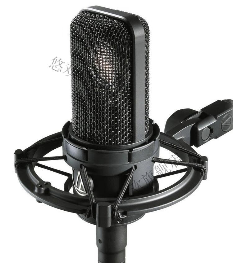 京闪配送铁三角audiotechnicaat4040电容麦大振膜麦克风录音合唱话筒