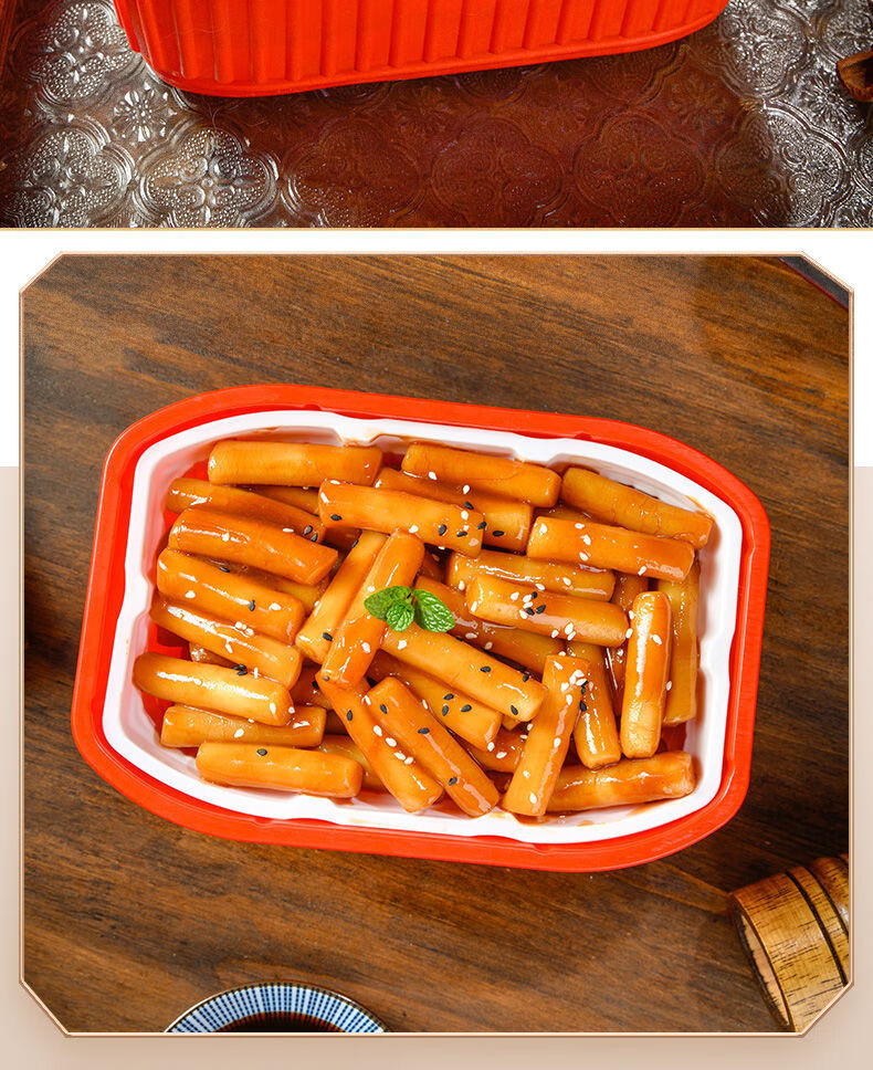 韩式自热年糕网红懒人小火锅年糕条方便速食甜辣酱芝士炒年糕美味