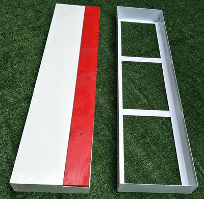 沙坑起跳板比赛三级跳远松木沙坑起跳板橡皮泥起跳板助跳踏板体育用品