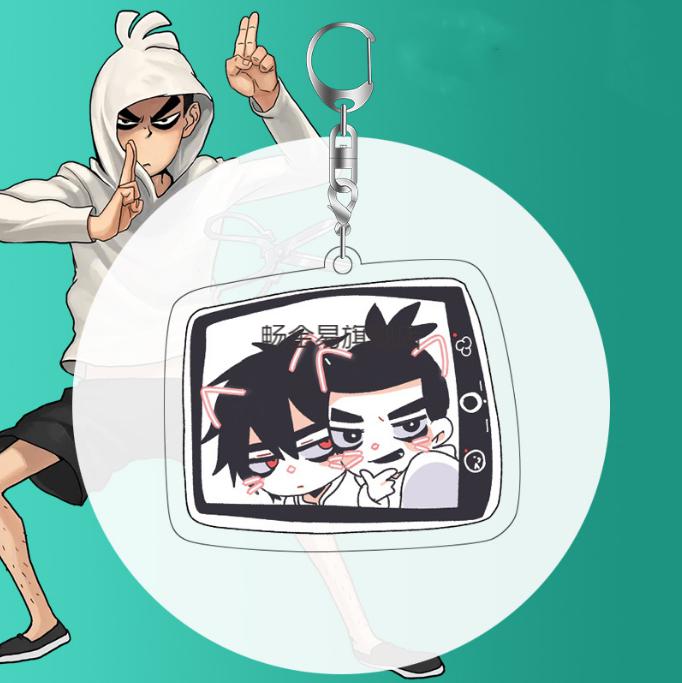 刺客伍六七钥匙扣 现货刺客伍六七周边钥匙扣 567刺客柒哥梅花十三