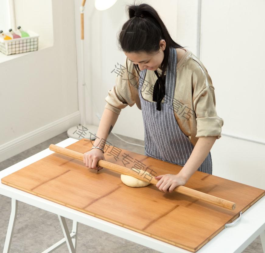 德勒dele和面板大面板特大号天然擀面板大砧板菜板案板竹整张4532整竹