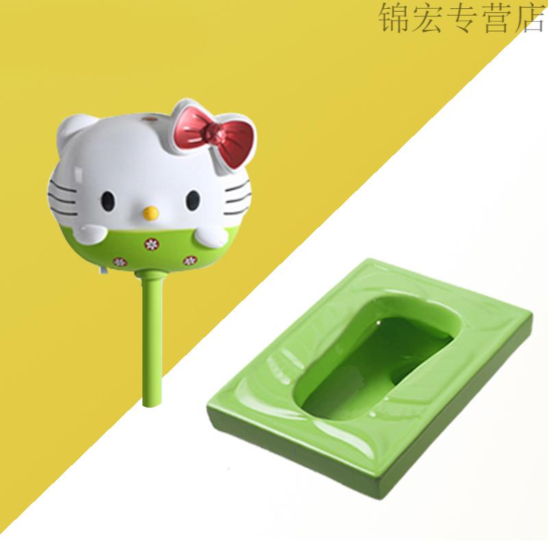 幼儿园彩色儿童蹲便器陶瓷小孩小便器大便器便池卫生间存水弯蹲坑白色