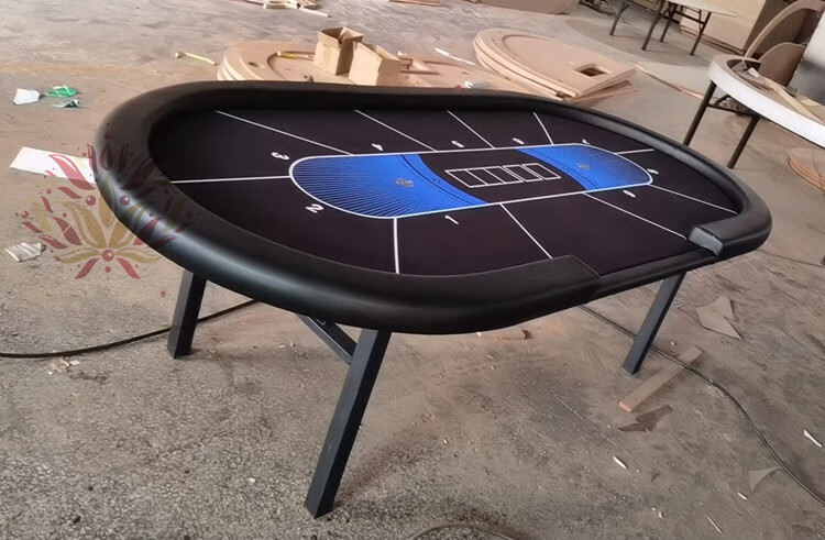 希柔 德州扑克桌 德州桌子 折叠 大小点 骰子桌 21点 牛牛 mtt赛事桌 